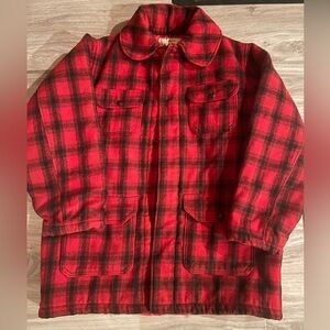 Vintage Woolrich MacKinaw Wool Hunting Jacket.